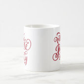 Jingle Vibes Only Festive Christmas Mug コーヒーマグカップ (中央)