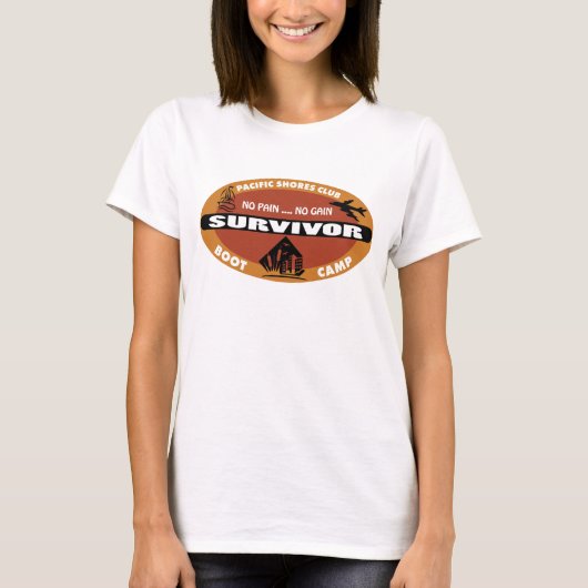 Jin's Bootcamp Survivorロゴ Tシャツ (正面)