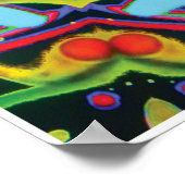 Jinxキネティックコラージュ万華鏡のように千変万化するパターンポスター ポスター (角)