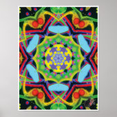 Jinxキネティックコラージュ万華鏡のように千変万化するパターンポスター ポスター (正面)