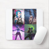 Jinx Arcane anime mousepad マウスパッド (マウス)