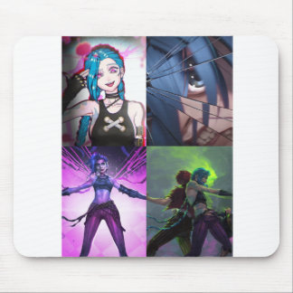 Jinx Arcane anime mousepad マウスパッド