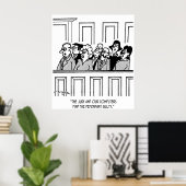 Jiring Cartoon 2640 ポスター (ホームオフィス)