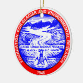 JIRP色のクリスマスツリーのオーナメント セラミックオーナメント (左)