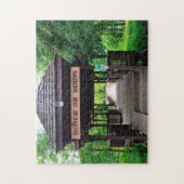 Jisaws Biawowiejes国立公園ポーランド。ジグソープ ジグソーパズル (縦)