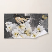 Jitakuのプラム花のBathタオルセット バスタオルセット (ハンドタオル)