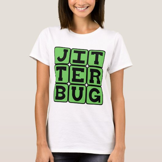 Jitterbugダンスの種類 Tシャツ (正面)