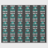 Jiu最初Jitsuのレッスンは自由にブラジルBJJです ラッピングペーパー (フラット)