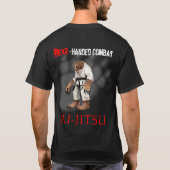 JIU JITSUくま/黒 Tシャツ (裏面)