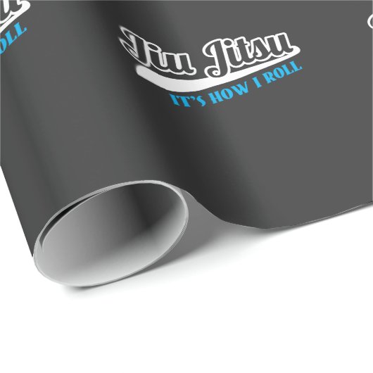 Jiu Jitsuそれは取り組んでいる私がBJJをいかに転がるかです ラッピングペーパー (ロールコーナー)