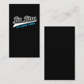 Jiu Jitsuそれは取り組んでいる私がBJJをいかに転がるかです 名刺 (正面/裏面)