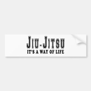 Jiu-Jitsuそれは生き方です バンパーステッカー