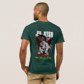 Jiu-JitsuのドラゴンS Tシャツ (裏面フル)