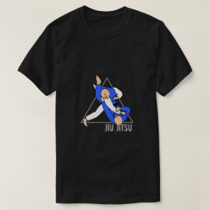 Jiu Jitsuの三角形のTシャツ Tシャツ