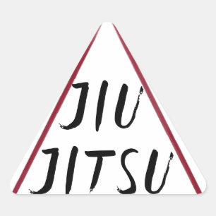Jiu Jitsuの三角形車のステッカーのデカール 三角形シール