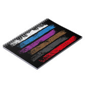 Jiu JitsuのJiu Jitsuのデザインの統一されたなベルト ノートブック (左側)