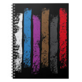 Jiu JitsuのJiu Jitsuのデザインの統一されたなベルト ノートブック (正面)