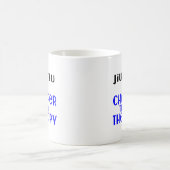 Jiu-Jitsuはセラピーより安いです コーヒーマグカップ (中央)