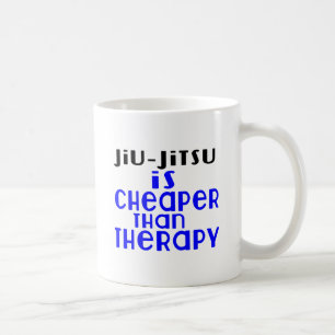 Jiu-Jitsuはセラピーより安いです コーヒーマグカップ