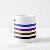 Jiu Jitsuはマグにベルトを付けます コーヒーマグカップ (正面左)