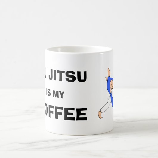 Jiu Jitsuは私のコーヒー・マグです コーヒーマグカップ (中央)