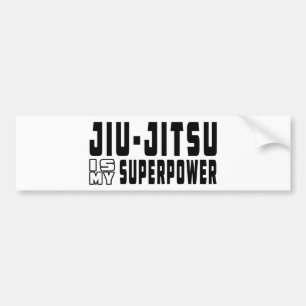 Jiu-Jitsuは私の超出力です バンパーステッカー