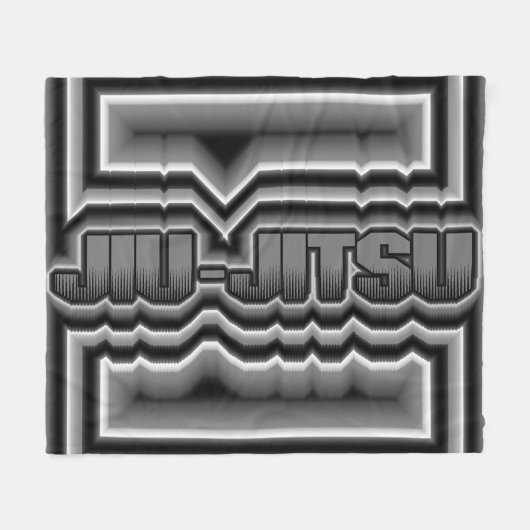 Jiu-Jitsu フリースブランケット (正面(横))