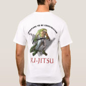 JIU-JITSU -大蛇/白 Tシャツ (裏面)