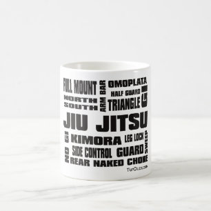 Jiu Jitsu -専門用語のコーヒー・マグ コーヒーマグカップ