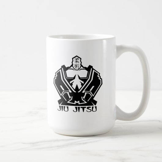 Jiu Jitsu -戦闘機は準備します コーヒーマグカップ (右)