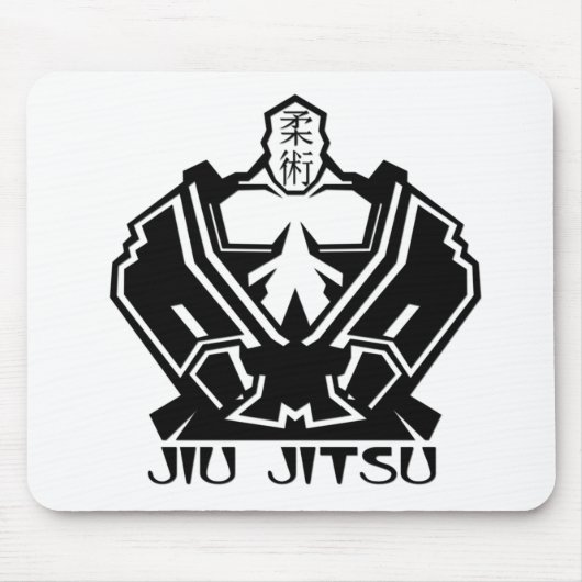 Jiu Jitsu -戦闘機は準備します マウスパッド (正面)