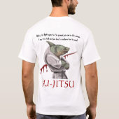 JIU-JITSU -鮫/白 Tシャツ (裏面)