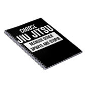 Jiu Jitsu BJJはJiu Jitsuをので白選びます ノートブック (右側)