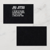 Jiu Jitsu Brazilian Martial Arts Training 名刺 (正面/裏面)