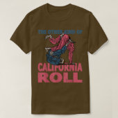 Jiu jitsu california roll jujutsu accessories for tシャツ (デザイン正面)