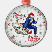 Jiu Jitsu Christmas Ornament Keepsake メタルオーナメント (正面)
