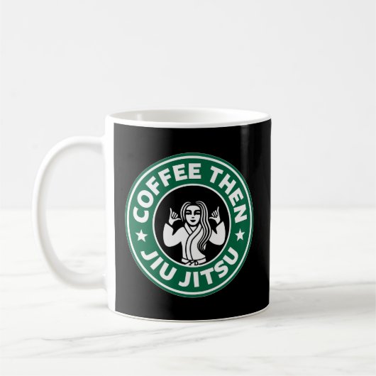 Jiu Jitsu Coffee Bjj mma Jujitsu コーヒーマグカップ (左)