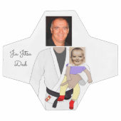 Jiu Jitsu Dad Custom Photos and Handwritten Text サッカーボール (フラット)