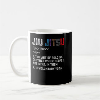Jiu jitsu Funny definition BJJ or MMA grappler コーヒーマグカップ