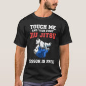 Jiu Jitsu Lesson  BJJ Grappling Pandas Tシャツ (正面)