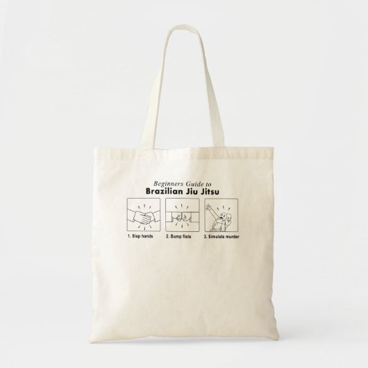Jiu Jitsu mma BJJアパレルクラシックTシャツの使い方 トートバッグ (正面)