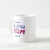 Jiu Jitsu Mom コーヒーマグカップ (正面左)