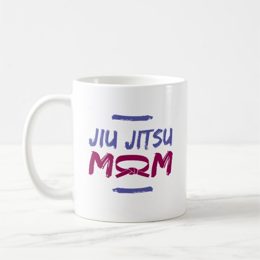 Jiu Jitsu Mom コーヒーマグカップ (左)
