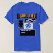 Jiu Jitsu Quest BJJ MMA Retro gaming Tシャツ (デザイン正面)