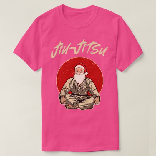 Jiu Jitsu Santa Brazilian MMA BJJ Pajamas Christma Tシャツ (デザイン正面)