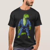 Jiu-Jitsu T-Rex Dinosaur Tシャツ (正面)