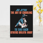 Jiu Jitsu The Art Of Cuddling To Take Each Others カード (黄色い花)
