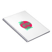 Jiu Jitu Girlブラジル·トレーニングBJJ提出 ノートブック (右側)