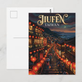 Jiufen Old Street Taiwan ポストカード (正面/裏面)