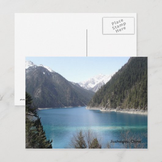 Jiuzhaigou, China ポストカード (正面/裏面)